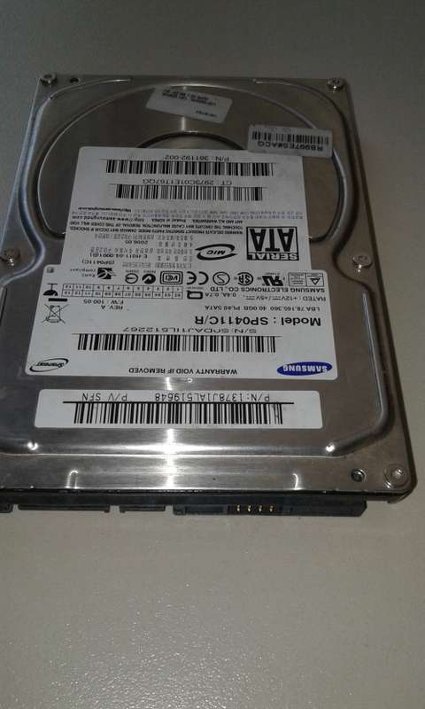 Samsung 40gb SATA Harddrive