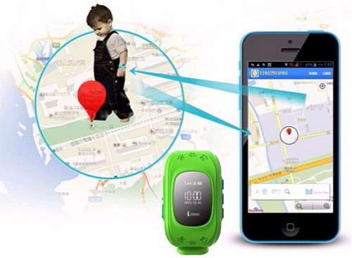 Q50 Kiddies GPS Watches for sale. (blue)