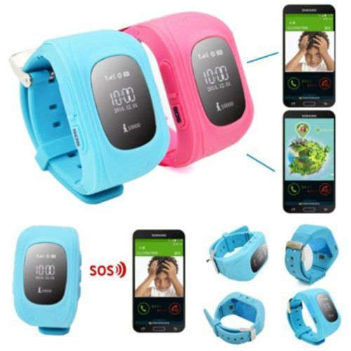 Q50 Kiddies GPS Watches for sale. (blue)