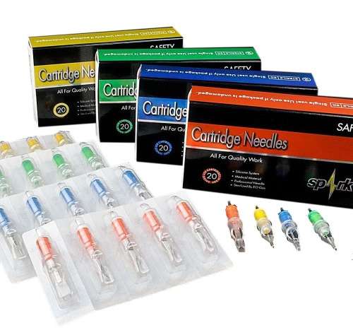 Tattoo Needle Disposable Pen Cartridges 20pc (Choose Your Sizes)