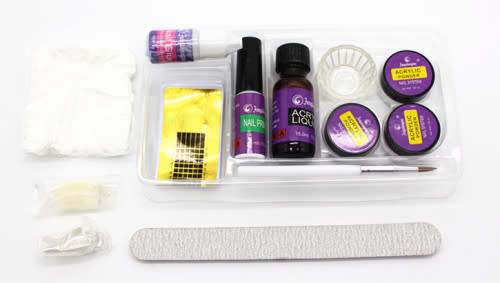 12pc Set Deluxe Acrylic Nails Starter Kit