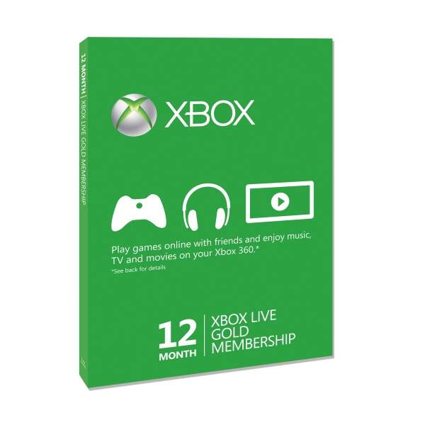 Xbox 360 Live 12 Month