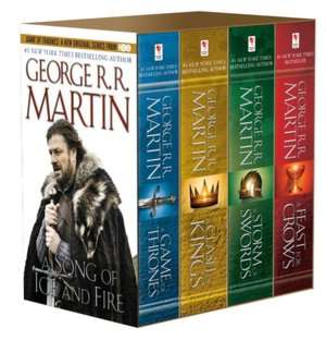 Bookset (4 Books) A Game of Thornes - A Clash of Kings - A Storm of Swords - A Feast of Crows