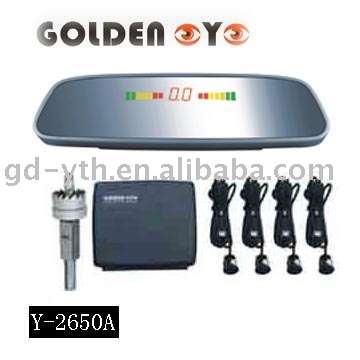 Magic Mirror Display Parking Sensor System
