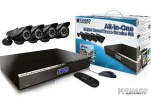 KGUARD COMBO 4 CH DVR + 4 IR CAMERAS