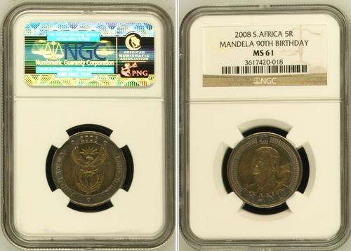 MS61 Mandela Birthday Coin - SUPER SCARCE COIN TO GET - DON'T LOSE THIS ONE FOR YOUR COLLECTION