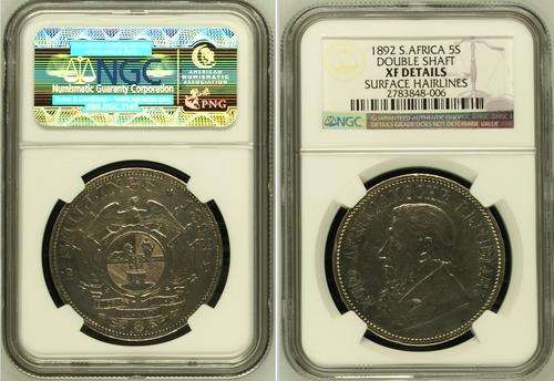 Get your 1892 Double Shaft Crown Now - These coins is very scarce in any grade
