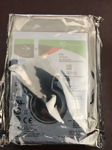 BRANDNEW - STILL  SEALED - Seagate 2TB 2.5" Firecuda SSHD Internal Hard Drive