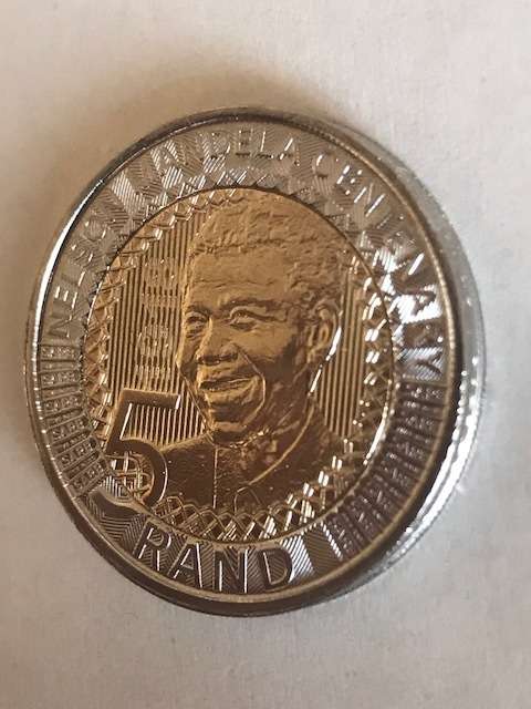 UNC Coins - 2018 Mandela 100th Birthday Commemorative R5 Coins Uncirculated