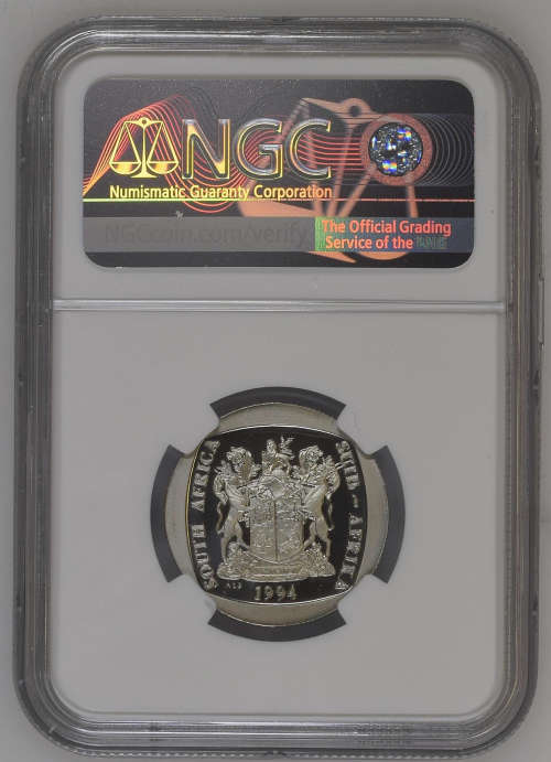 NO STEPS - 1994 South Africa Presidential Inauguration PF69UC