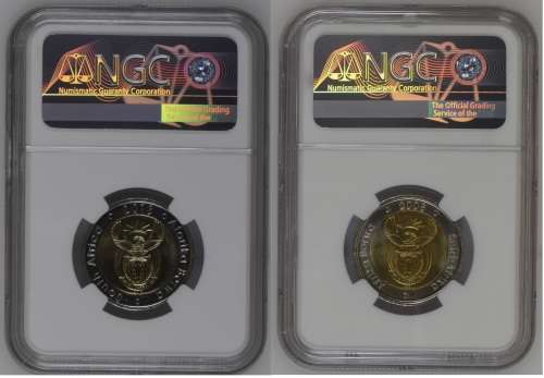 FIRST ON BOB - 90Year and 100Year - MS67 Set Mandela Birthday Coins 2008 & 2018