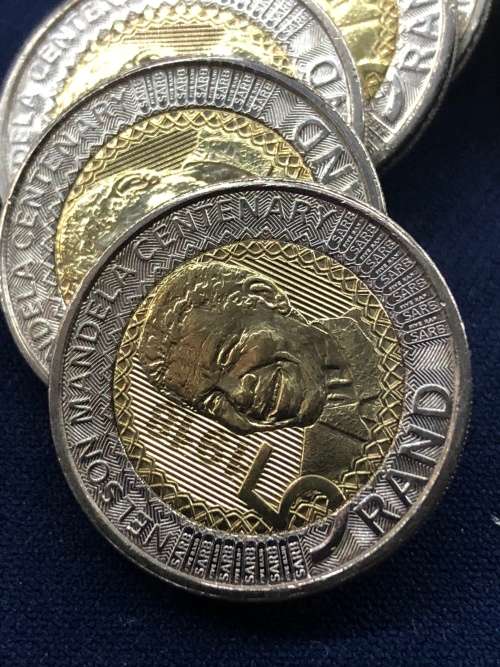 2018 Mandela Commemorative R5 Uncirculated from Sealed bags in ZIP Locks
