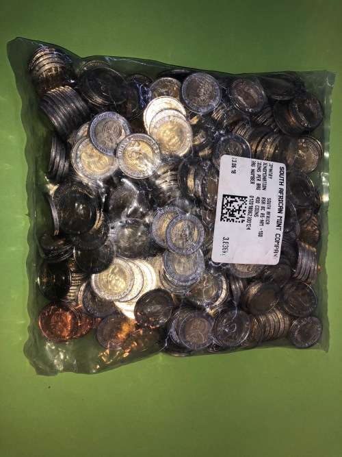 Sealed Bags - 2018 Mandela 100th Birthday Commemorative R5 Coins Uncirculated