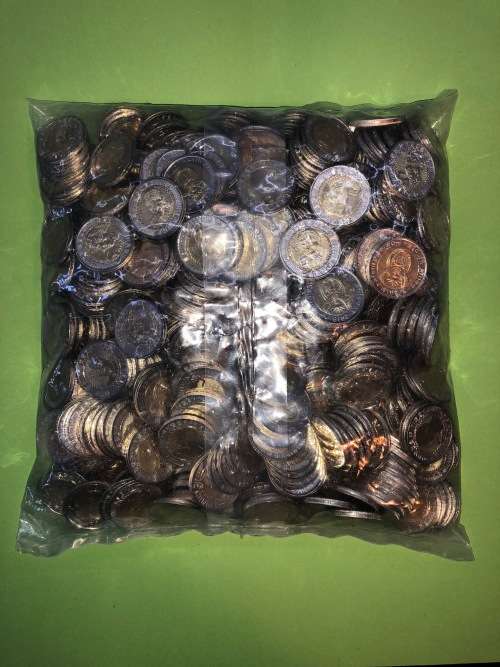 Sealed Bags- 400 coins in each bag o 2018 Mandela 100th Birthday Commemorative R5 Coins Uncirculated