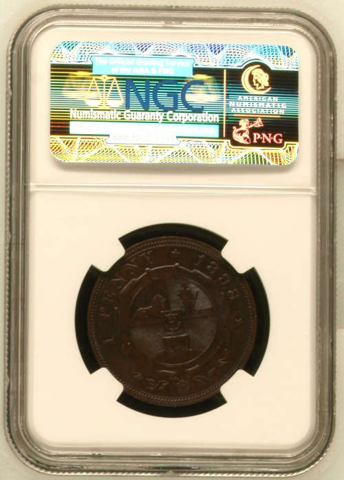 HOT- 1898 ZAR PENNY - MS63BN