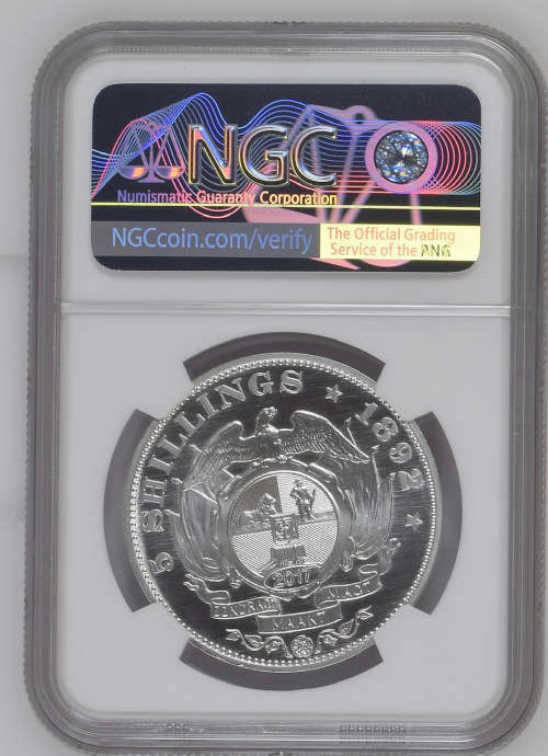 HOT - 1892 5 SHILLING 125TH ANNIVERSARY - FINEST KNOWN PF70UC