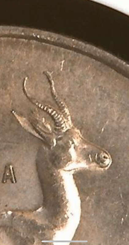 HOT - VERY SCARCE - TAG EAR 1966 SILVER RAND SOUTH AFRICA