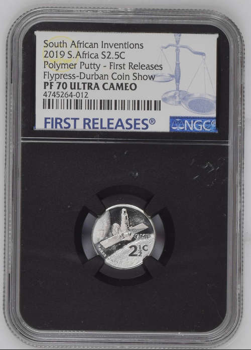 HOT  - 2019  SILVER 2.5C POLYMER PUTTY DBN FLYPRESS  PF70UC - FIRST RELEASES