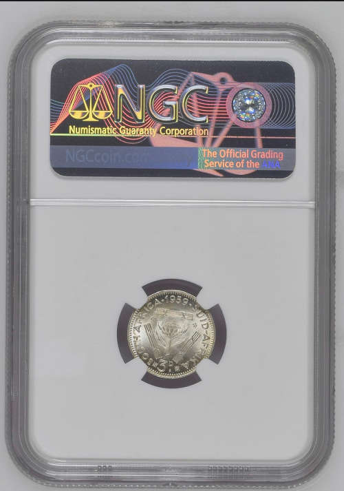 HOT - MS64 VERY SCARCE IN THIS CONDITION -  1959 3D `NO KG` VERIETY BRILLIANT UNC MS64