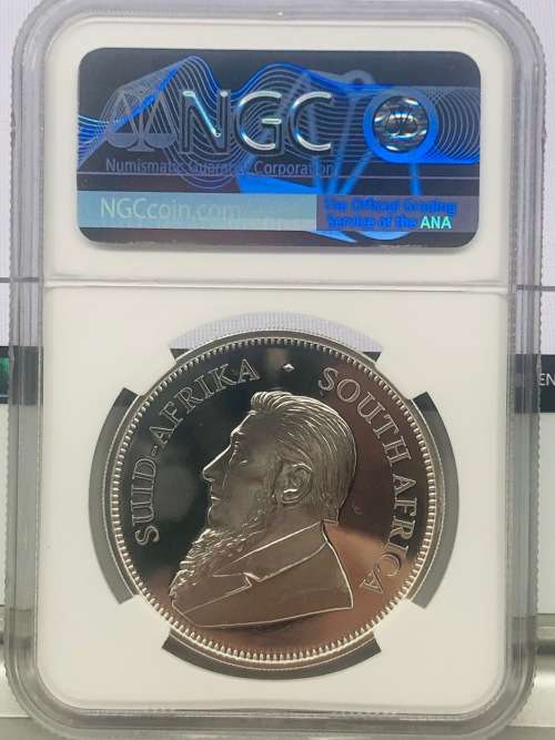 Second Finest Known PF69 - 2017 50th Anniversary Silver Krugerrand - COMPLETE WITH 50Year MINT MARKS