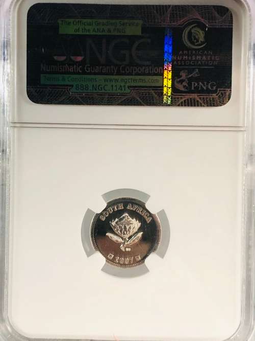 HOT  - 2007  SILVER 2.5C POLAR YEAR - FLYPRESS  MS66