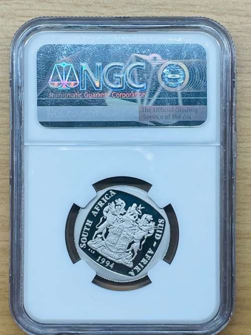 VERY SCARCE - 1994 South Africa Presidential Inauguration PF70UC FINEST KNOWN