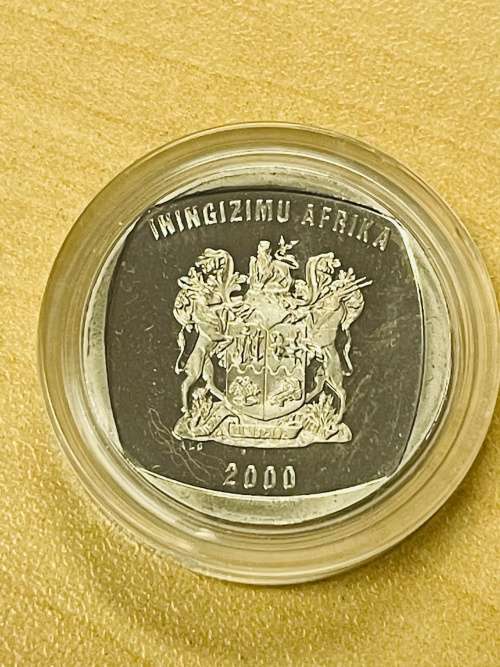 HOT - 2000 S.Africa Coin World R5 Proof - Very Scarce Coin