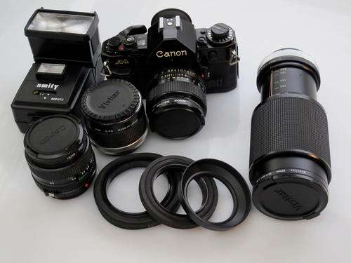 Canon A-1 with FD 50mm f1,4++++ More**Very Nice+Working 100%**