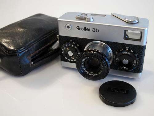 Rollei 35 with Zeiss Tessar 40mm f3,5**German,Working Meter**