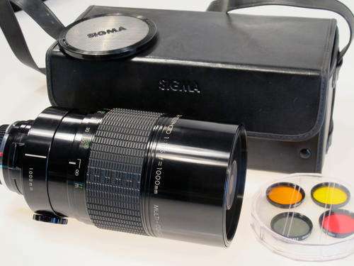 **Massive+Rare**Sigma 1000mm Mirror Telephoto for Olympus OM**Excellent**