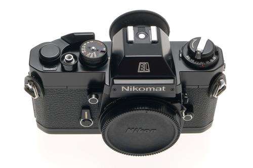 Black Nikon Nikomat EL Body**Excellent +++,100% functional**