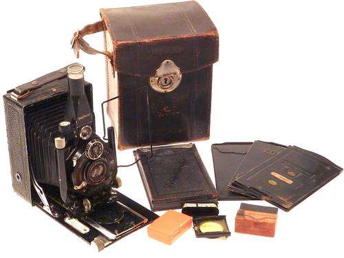 Voigtlander Avus 4x3 Field Camera with Extra's**Very Nice+Working**