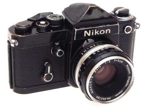 Nikon F2 with Plain Prism and Nikkor-S 5cm f2***Well Used and Working***