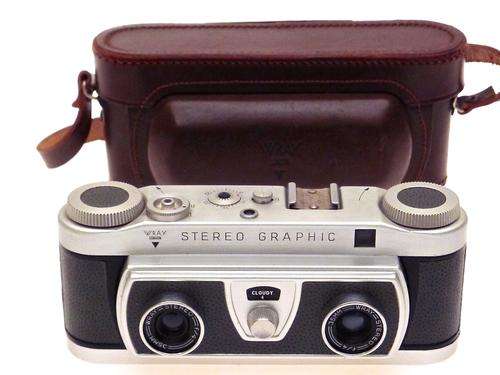 Wray Stereo Graphic with Wray 35mm f4 lenses***Excellent,Working***
