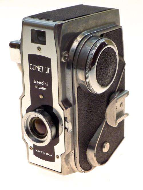 **RARE**Bencini Comet III***Unusual 1953 Italian 4x3 Medium Format***
