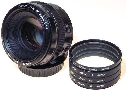 ***FAST***Canon EF 50mm f1,4 Ultrasonic with Hoya Filter Kit***Excellent***