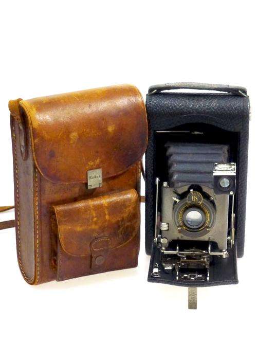 Kodak No.3 Autographic Model H****Excellent,1921 with Rare Case****