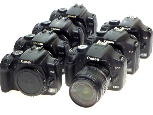 Canon DSLR Job Lot,7x Bodies,1x Lens***Untested,Spares or Repairs,Re-Listed Due to Time Waster***