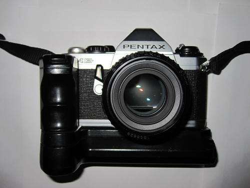 Pentax MG with SMC Pentax-A 50mm f1,7 and Pentax ME Winder