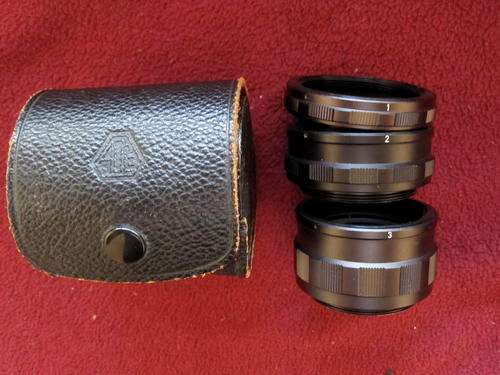M42 Asahi Pentax Auto-Extension Tubes(Set of 3,As New)
