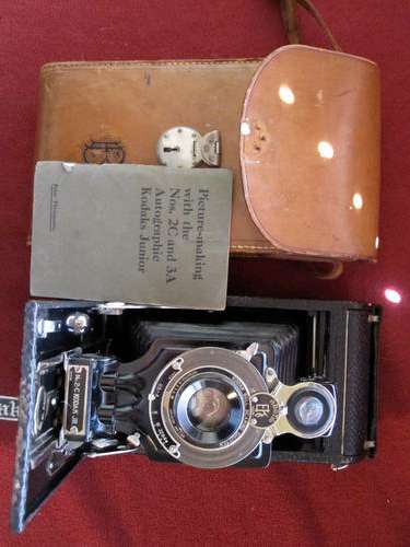 Kodak 2C Autographic Large Format Folding Camera Circa 1917"Excellent"
