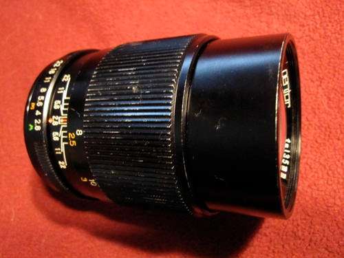 M42 Pentor 135mm f2,8"Fast portrait lens"