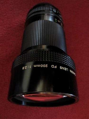 **FAST**Canon FD 200mm f2,8 Telephoto Prime"Spotless Glass"
