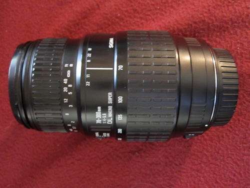 Canon,Sigma AF 70-300mm DL Macro Super,Telephoto Zoom"Excellent"
