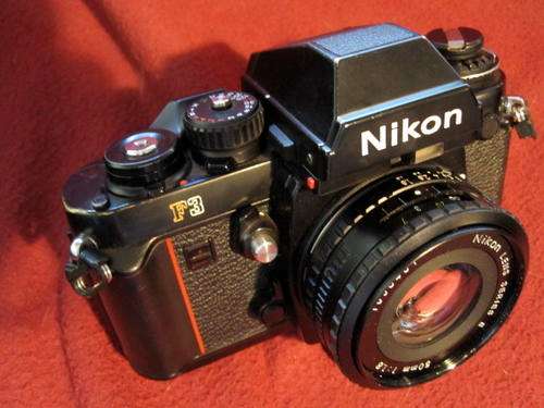 Nikon F3 with Nikon E-Series 50mm f1,8 Ai-s"Working and Clean"