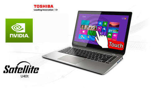 BURSTING WITH POWER!!! Toshiba U40 Touch Screen Notebook! Slim, Elegant, Powerful.