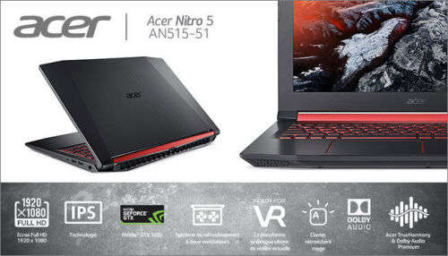 **EXTREME GAMING** ACER Nitro 5! Core i7 3.8Ghz, 16GB Ram, Nvidia GTX 1050Ti