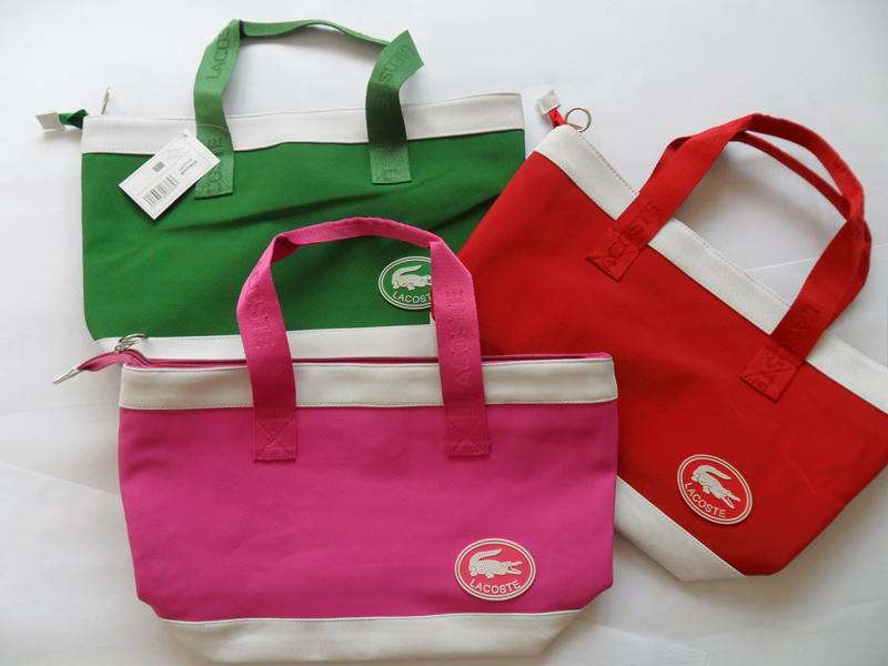Lacoste Hamptons Tote Bags 100% Genuine 7 Day Money Back Guarantee!!