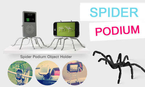 Iphone 4/4s/5 Samsung Galaxy S3 Cover Case Spider Grip Holder Protector