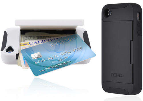 Credit Card & Money Holder INCIPIO Stowaway - Iphone 5 + FREE Screen Protector